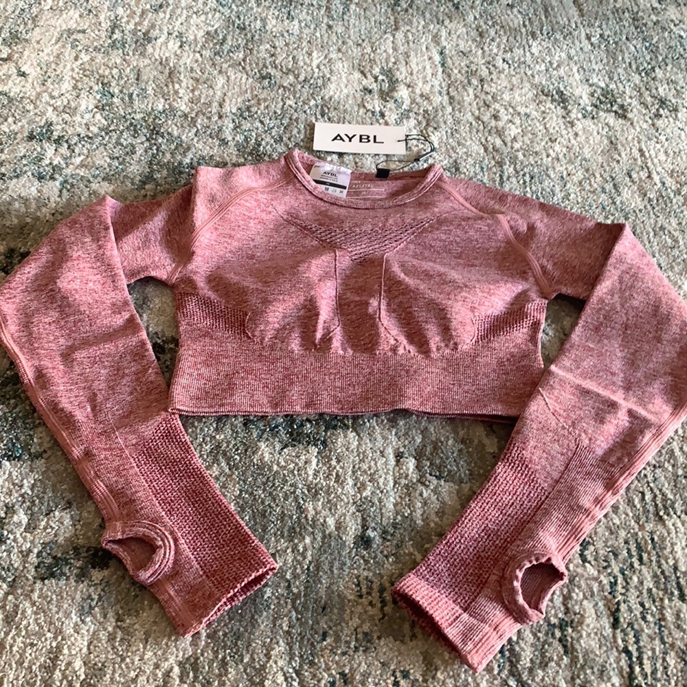 Brand new, AYBL brand, tags on, cropped top with great stretch and detail.